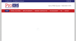 Desktop Screenshot of prohrconsulting.com